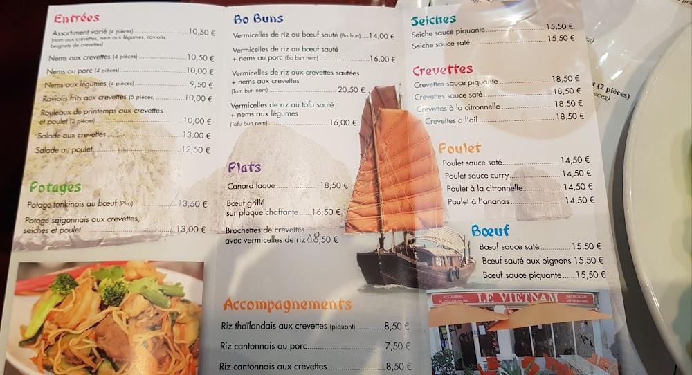 Le Vietnam - Menu Image 1