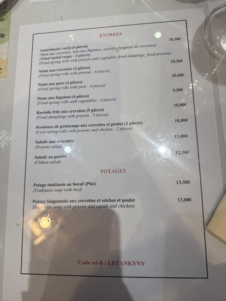 Le Vietnam - Menu Image 2